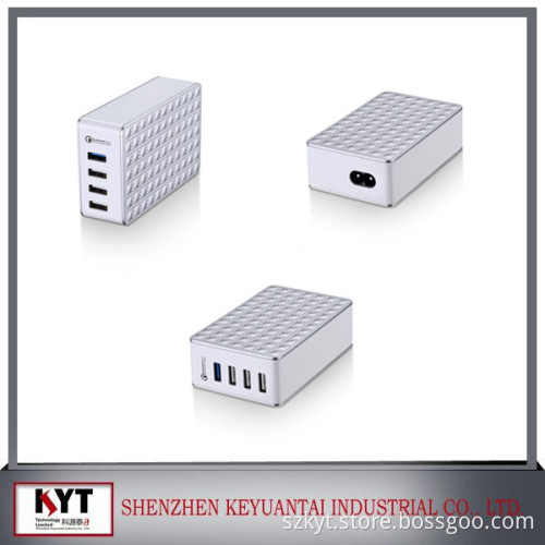 hot selling 5V 7A 4 USB port multi charger with quick charge 3.0